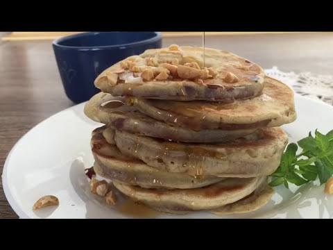 Apple Low Fat Pancakes - Easy Home Cooking Recipe!