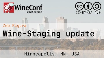 WineConf 2022 | Wine-Staging update | Zeb Figura