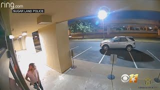 Camera Captures Texas Woman Breaking Into Botox Clinic With Power Saw screenshot 4