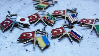 Making of a Flag Pin - Jewelry Video