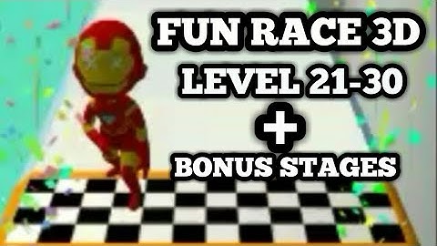 FUN RACE 3D LEVEL 21-30 + BONUS MORE PARKOUR EXPERIECE..