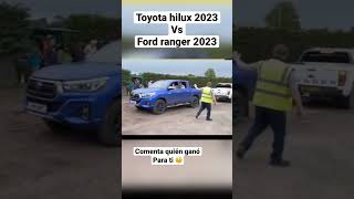 pick up más fuerte: Toyota Hilux 2023 vs Ford Ranger 2023 #fordranger #ford #toyota #hilux #shorts