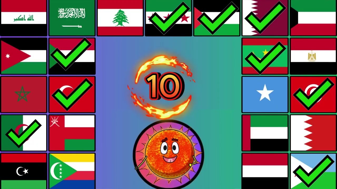 هل تعرف أعلام الدول العربية؟ 🏳️‍🌍 لعبة ممتعة !