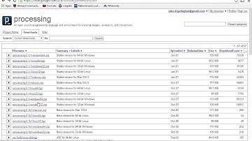 Downloading Processing 2.1 Tutorial