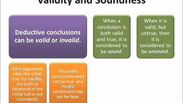 Deductive Reasoning Mini Lecture