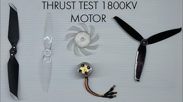 Thrust  Test 1800KV BLDC Motor