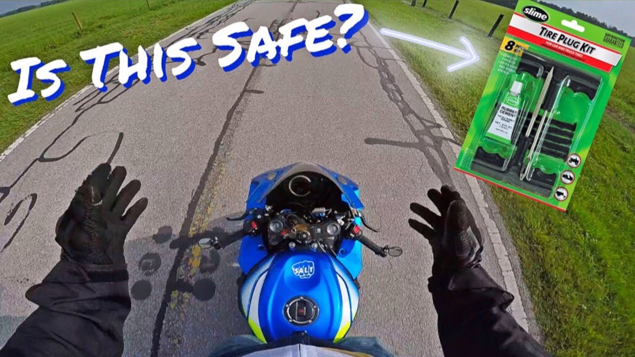 Putting A Plug In Motorcycle Tire Reviewmotors.co