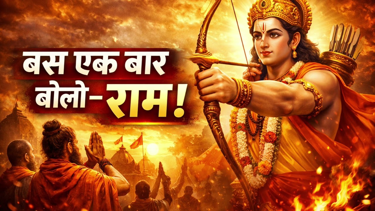 बस एक बार बोलो – राम! 🙏 | इतना शक्तिशाली राम भजन पहले नहीं सुना होगा 🔥