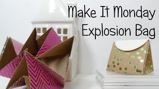 Make It Monday | Explosion Bag Video Tutorial using Foil Frenzy from Stampin' Up!