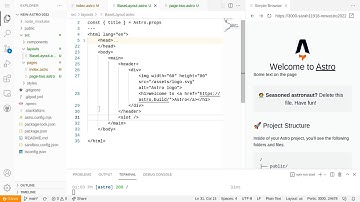 Creating your first Astro Layout