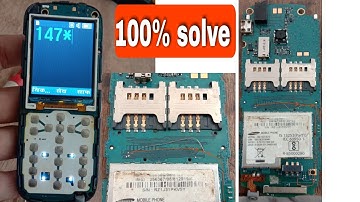 Samsung b313ed 1 4 7 * not working | b313e keypad button 1 4 7 * jumper solution |