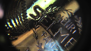 Engraving on Selmer Saxophone