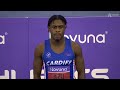 Azu Shines In Birmingham 🙌  Men's 60m Race Replay | UK Athletics Indoor Championships