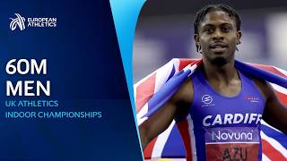 Azu Shines In Birmingham 🙌  Men's 60m Race Replay | UK Athletics Indoor Championships