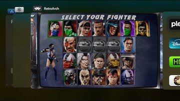 Retroarch running on Apple TV 4K (official from App Store)