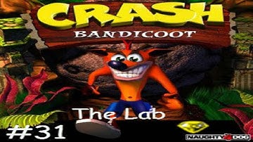 Crash Bandicoot (1996) - 100% Walkthrough, Part 31: The Lab - Yellow Gem