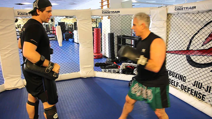 Fred Sterman and Antoni Hardonk Kickbox class Rd #2