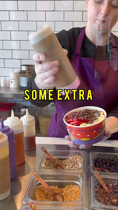 Trying Ubatuba most expensive Acai Bowl🤤#acaibowl