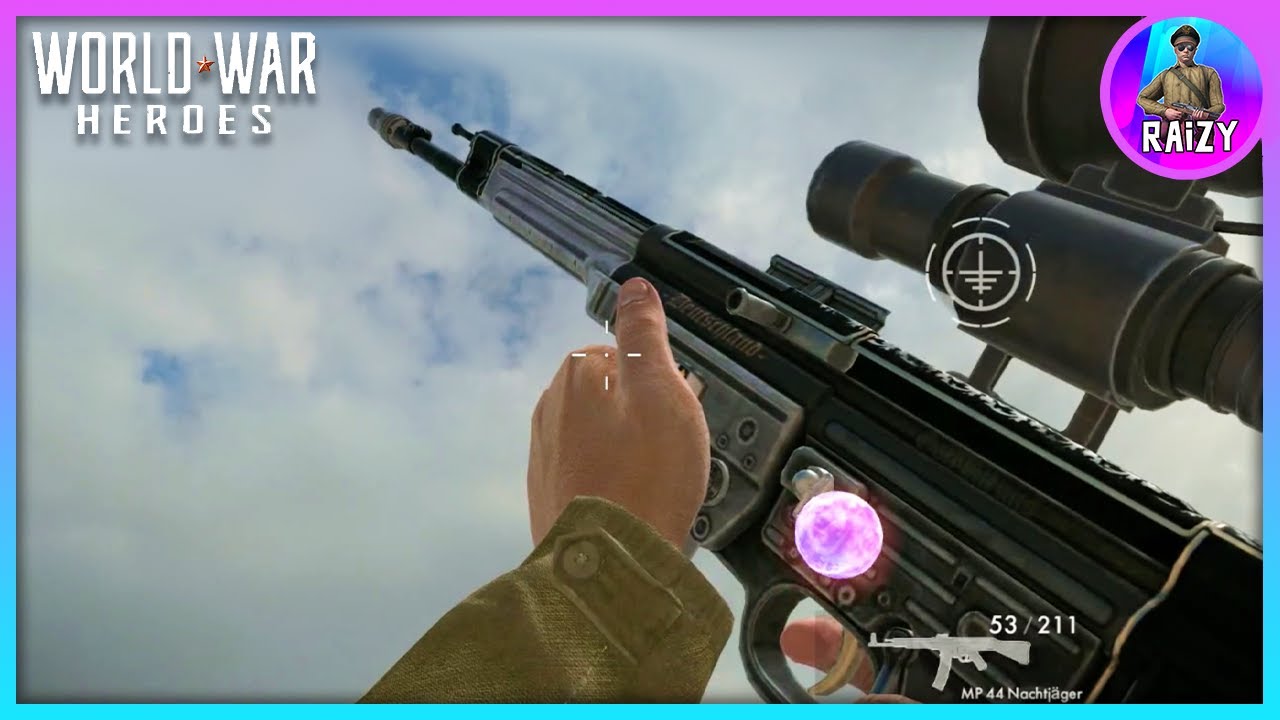 OMG😱MP44 NACHTJAGER GAMEPLAY🔥World War Heroes