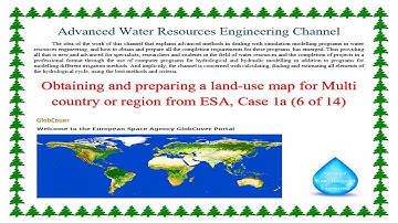 Obtaining and preparing a land use map for Multi country or region from ESA, Case 1a 6 of 14