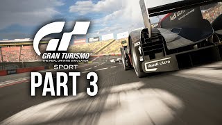 GRAN TURISMO SPORT Gameplay Walkthrough Part 3 - DRIVING SCHOOL 17-24 GOLD (Full Game)