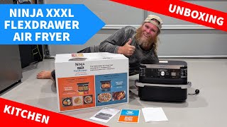 Ninja XXXL Air Fryer Unboxing - FlexDrawer 10.4L Smart Dual Zone