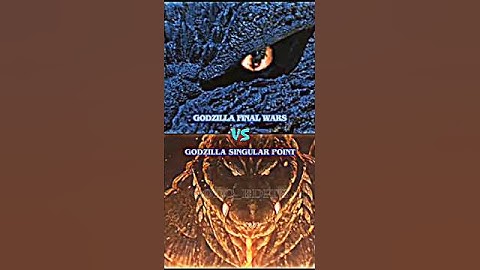 Godzilla Final Wars Vs Godzilla Singular Point