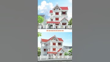 Biệt thự tân cổ điển pháp 3 tầng mặt tiền 9m #bietthu