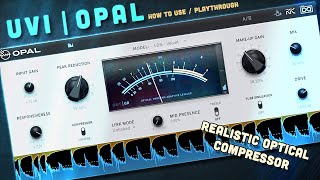 UVI - OPAL - Optical Leveler | How to use - Playthrough (no voice) | Realistic optical compressor