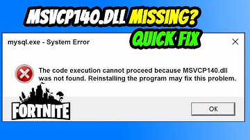 Fix MSVCP140.dll Missing Error in Fortnite & Other Games (Easy & Safe Method)