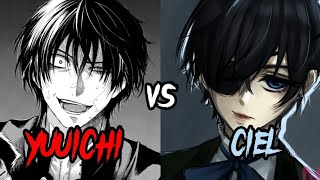 Yuuichi Katagiri vs Ciel Phantomive | Tomodachi Game vs Black Butler | full-scale comparison