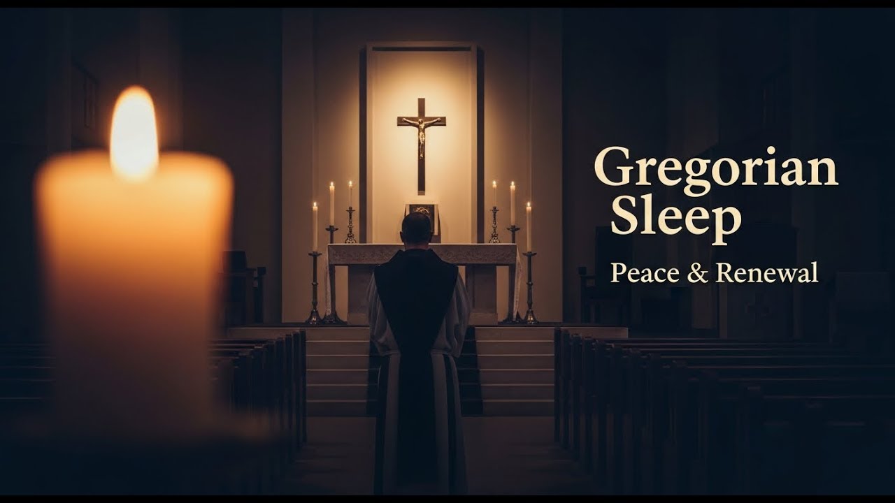 LIVE! Gregorian Chants of the Peaceful Night - Monastic Choir for Healing Sleep and Sacred Calm