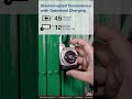 eGeeTouch 5th Gen Weatherproof Intelligent Padlock | NFC &amp; Bluetooth Smart Lock | Keyless Outdoor