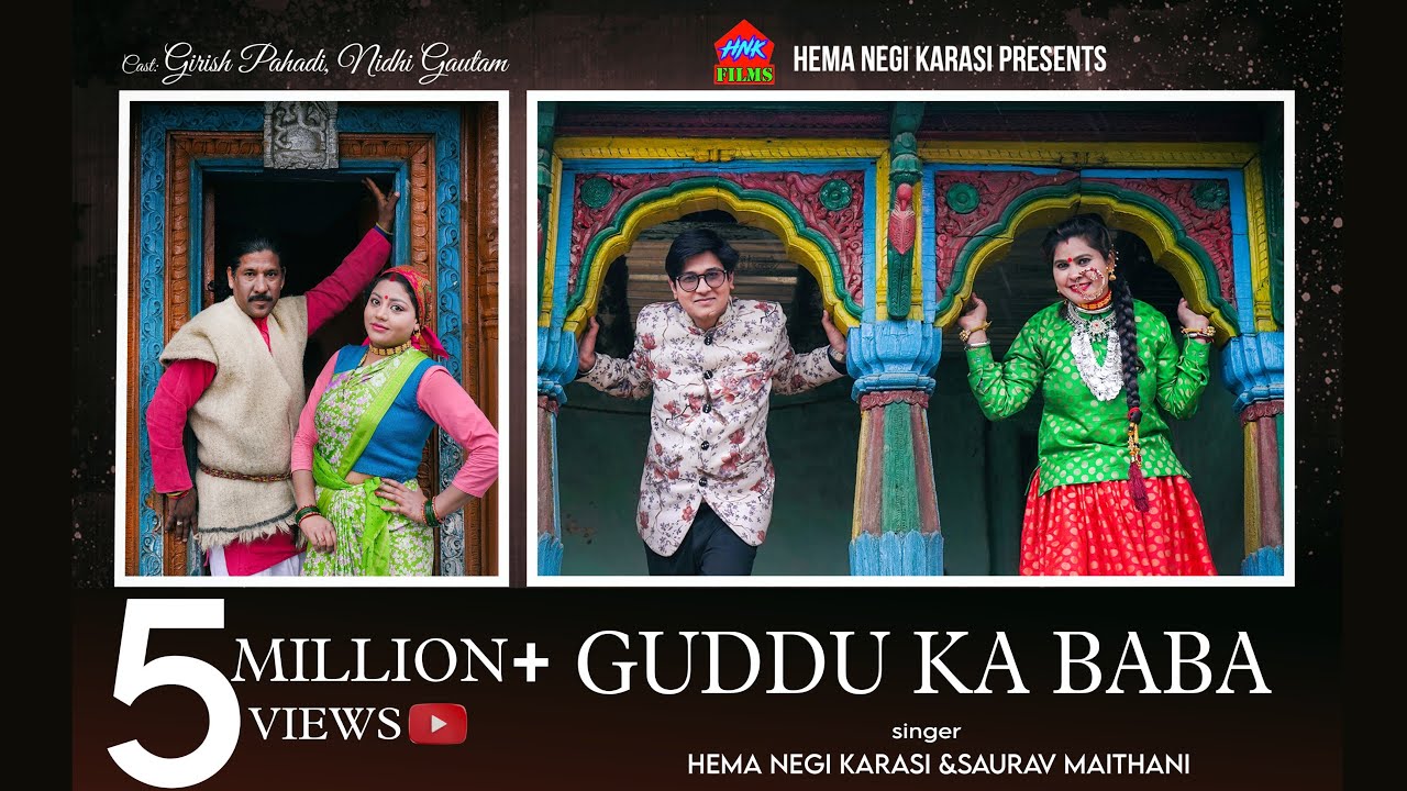 Guddu Ka Baba  Saurav Maithani  Hema Negi Karasi  Garhwali Song