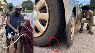 They set up nail on the vehicle Tyres because of fuel (Markangel comedy, Sean bridon,Broda2muchtalk)