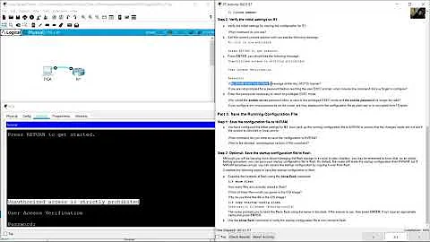 10.1.4 Packet Tracer - Configure Initial Router Settings