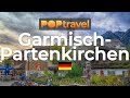 Walking in GARMISCH-PARTENKIRCHEN / Germany 🇩🇪- Evening Tour (2020) - 4K 60fps (UHD)