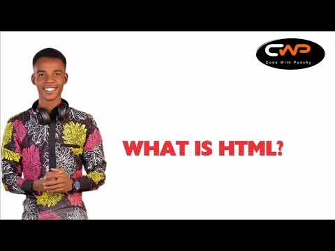 What is HTML?   @codewithpunchy