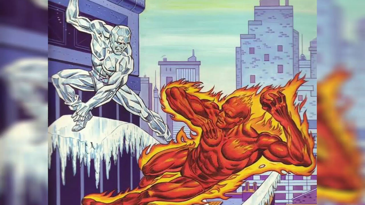 Human Torch vs Iceman! Who wins? Enjoy! YouTube