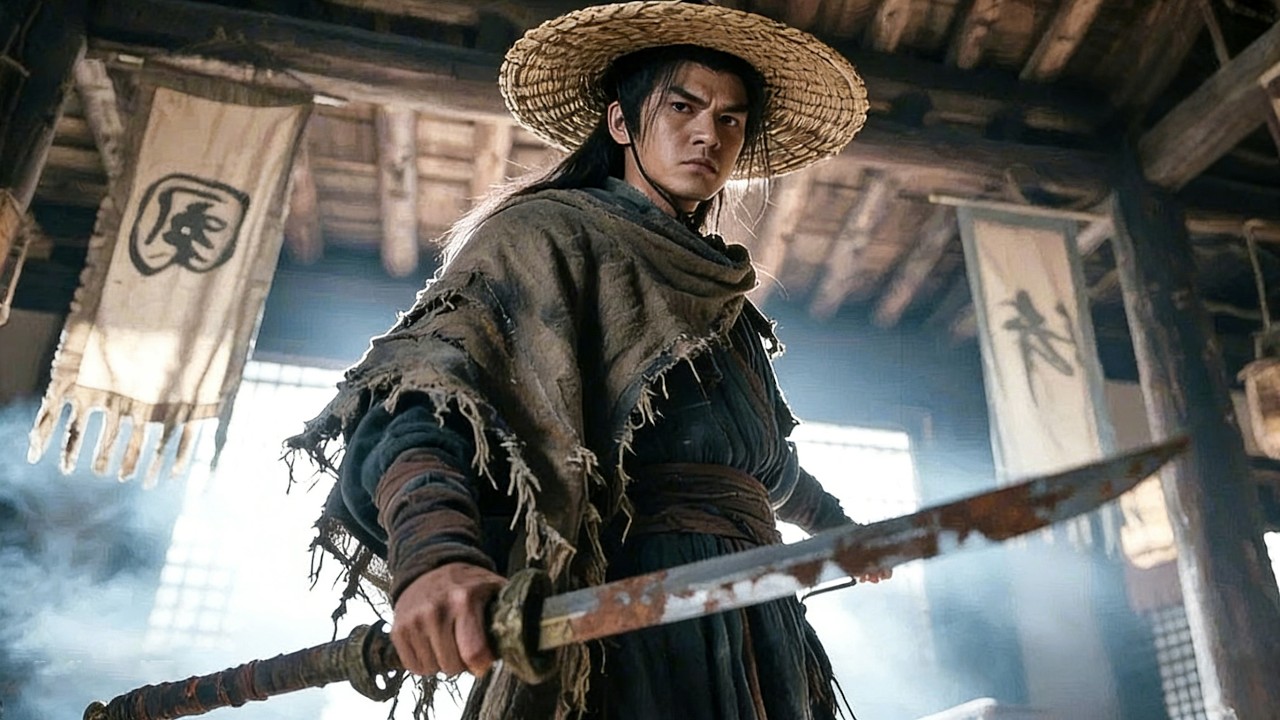 【必看武俠電影】匪徒血洗！功夫戰神1人1刀殺穿30人，打穿全场！#kungfu #電影 #武侠片