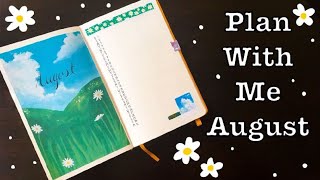 Plan With Me | Setting up my August 2020 bullet journal spread