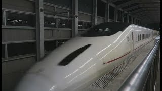 JR九州【九州新幹線】800系U003編成『つばめ 334号』新鳥栖駅発車, Shinkansen 800 Series