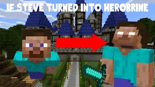 If Steve Turned Into Herobrine