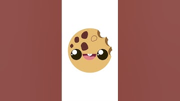 Kawaii Cookie @BeeJayDeL YT tutorial 🍪💙 #drawinplace #shorts #believablyme