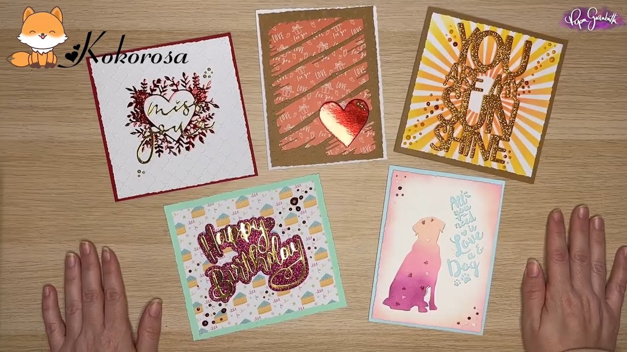 Sharing Tutorials | Kokorosastudio | Cutting Dies Sharing | DIY | By Pepa Garabatta
