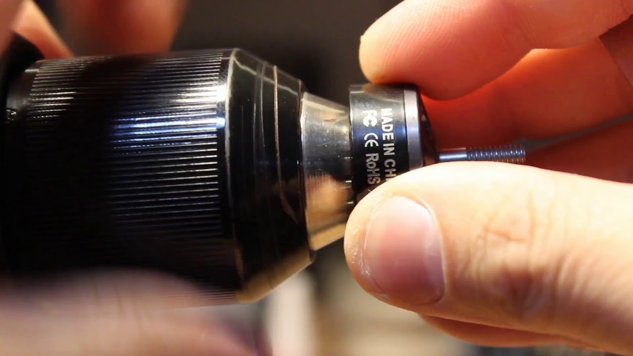 How to straighten a quad motor shaft using a drill YouTube