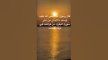 قراءة آخر آيتين من سورة البقرة قبل النوم ..🌴 #القران_الكريم 🌴#اكسبلور #تيك_توك