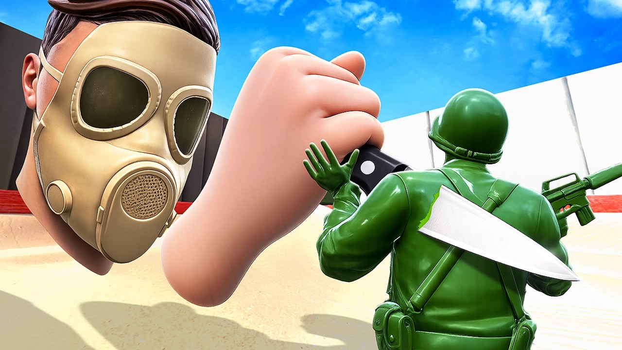 Tormenting My Toy Soldier Friend As a GIANT in VR