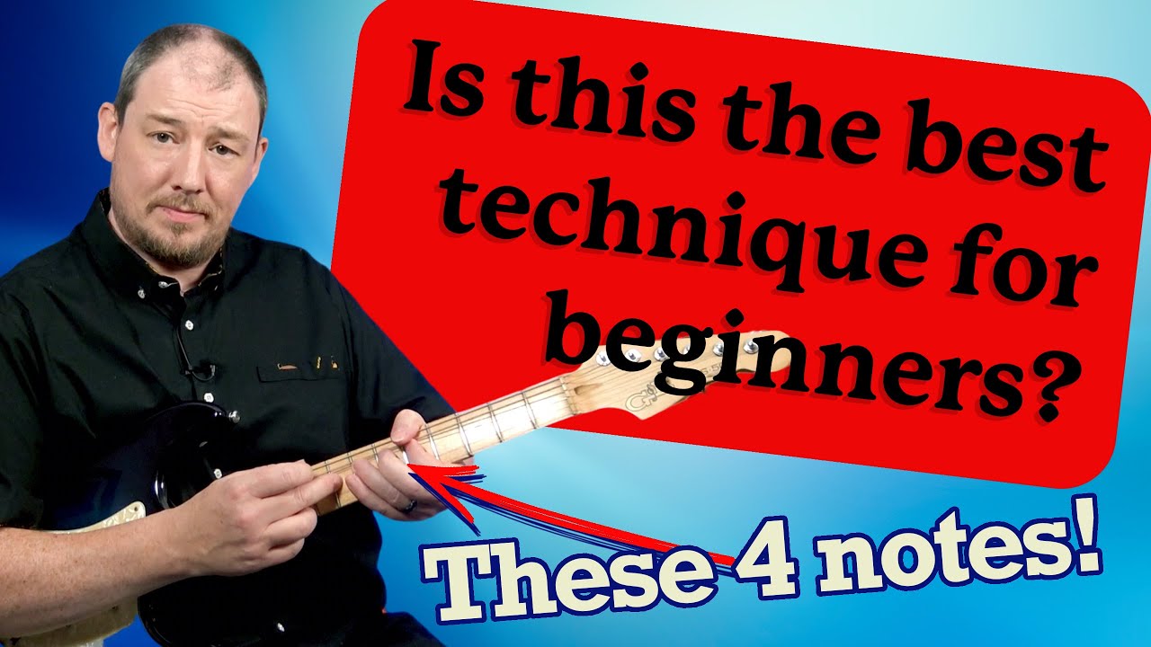 Why the 4 note Blues is so good for beginners | Easy Guitar Lesson