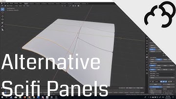 Blender  - Create Scifi Panels - Alternative method